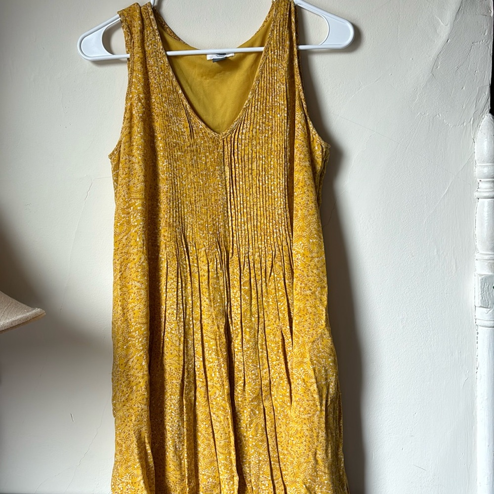 Old Navy Golden yellow mini dress